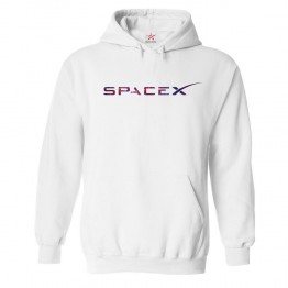 SpaceX Classic Unisex Kids and Adults Pullover Hoodie for Tech Lovers
